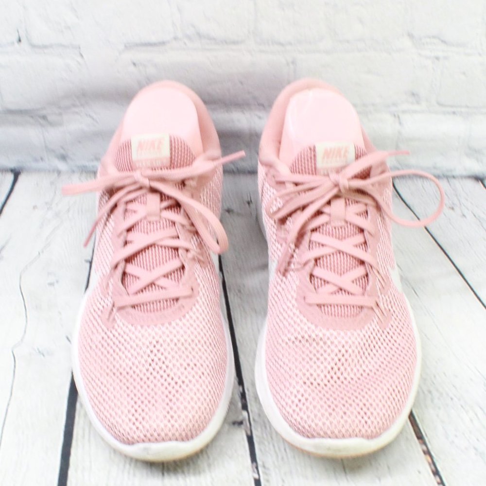 Nike Flex Trainer 7 Pink Mesh Lightweight Breathable Cross Training Shoe Size 9 - Picture 5 of 9